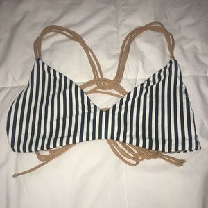 Boys + Arrows black and white swim top